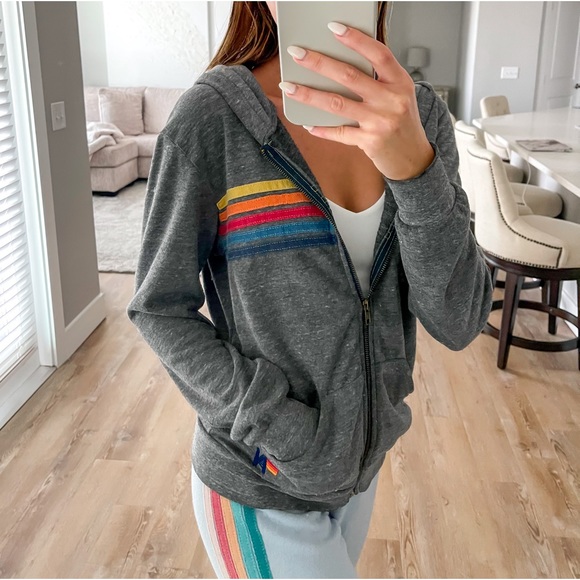 Aviator Nation Rainbow Jacket - Picture 7 of 11